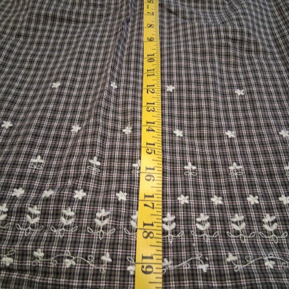 Women's Skirt, Carolina Colours Plus, Size 20W, Black/White/White embroidery - Picture 4 of 4